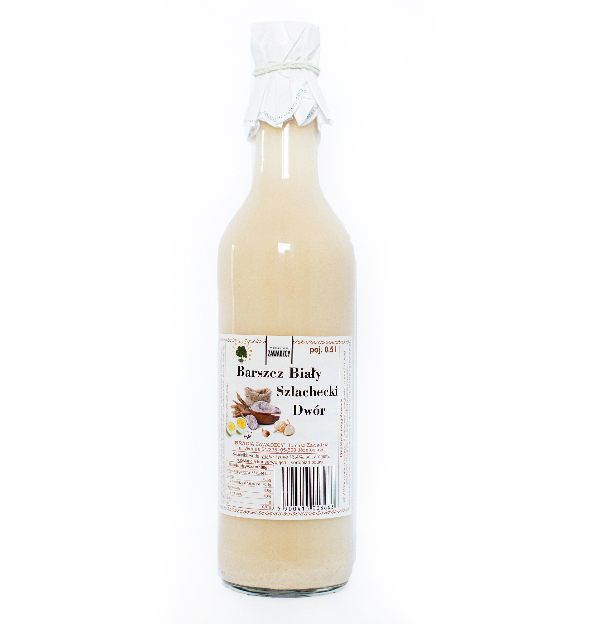 BRACIA ZAWADZCY Barszcz biały Szlachecki dwór zakwas 500 ml