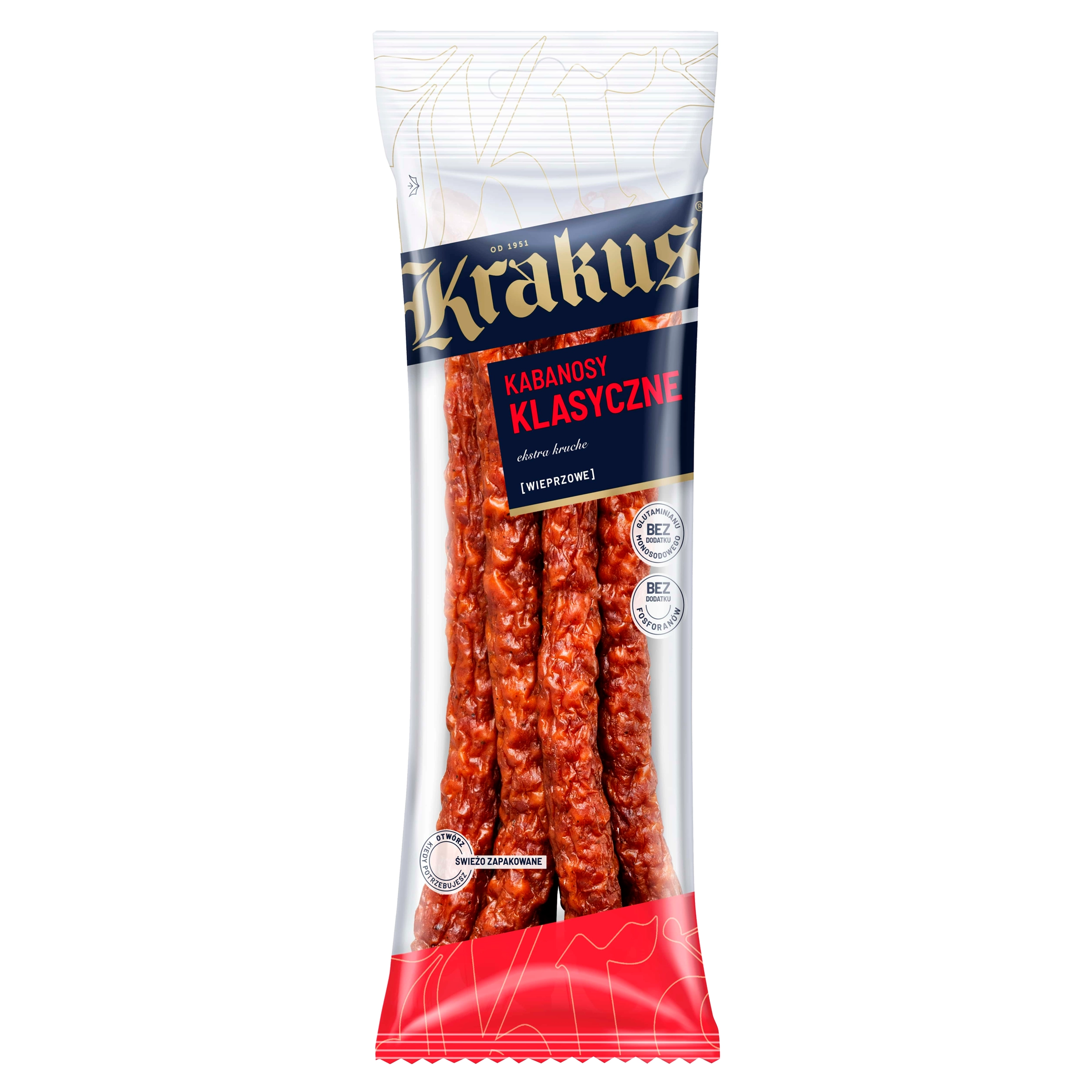 KRAKUS Kabanosy klasyczne wieprzowe 150 g