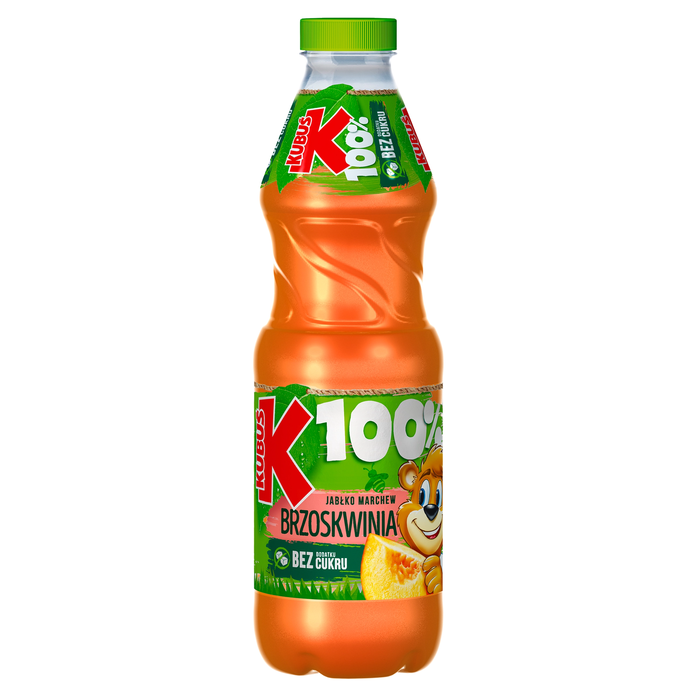 KUBUŚ 100% Sok marchew brzoskwinia jabłko 850 ml