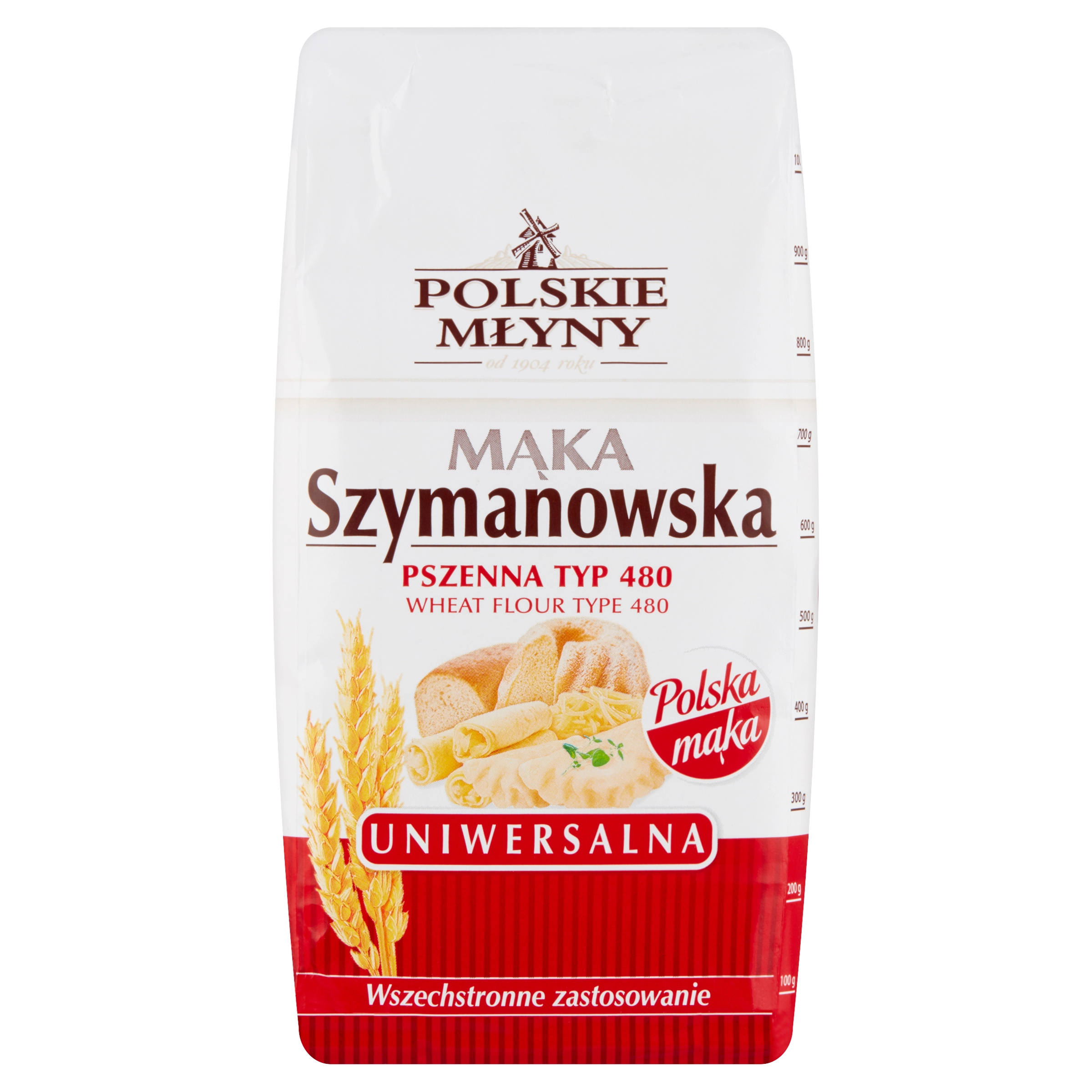 POLSKIE MŁYNY Mąka Szymanowska pszenna Typ 480 1000 g
