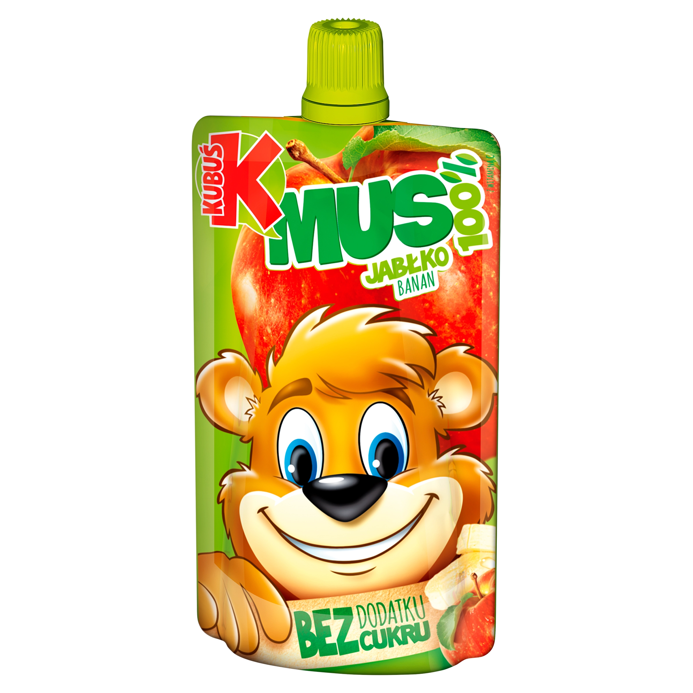 KUBUŚ Mus 100% jabłko banan 100 g