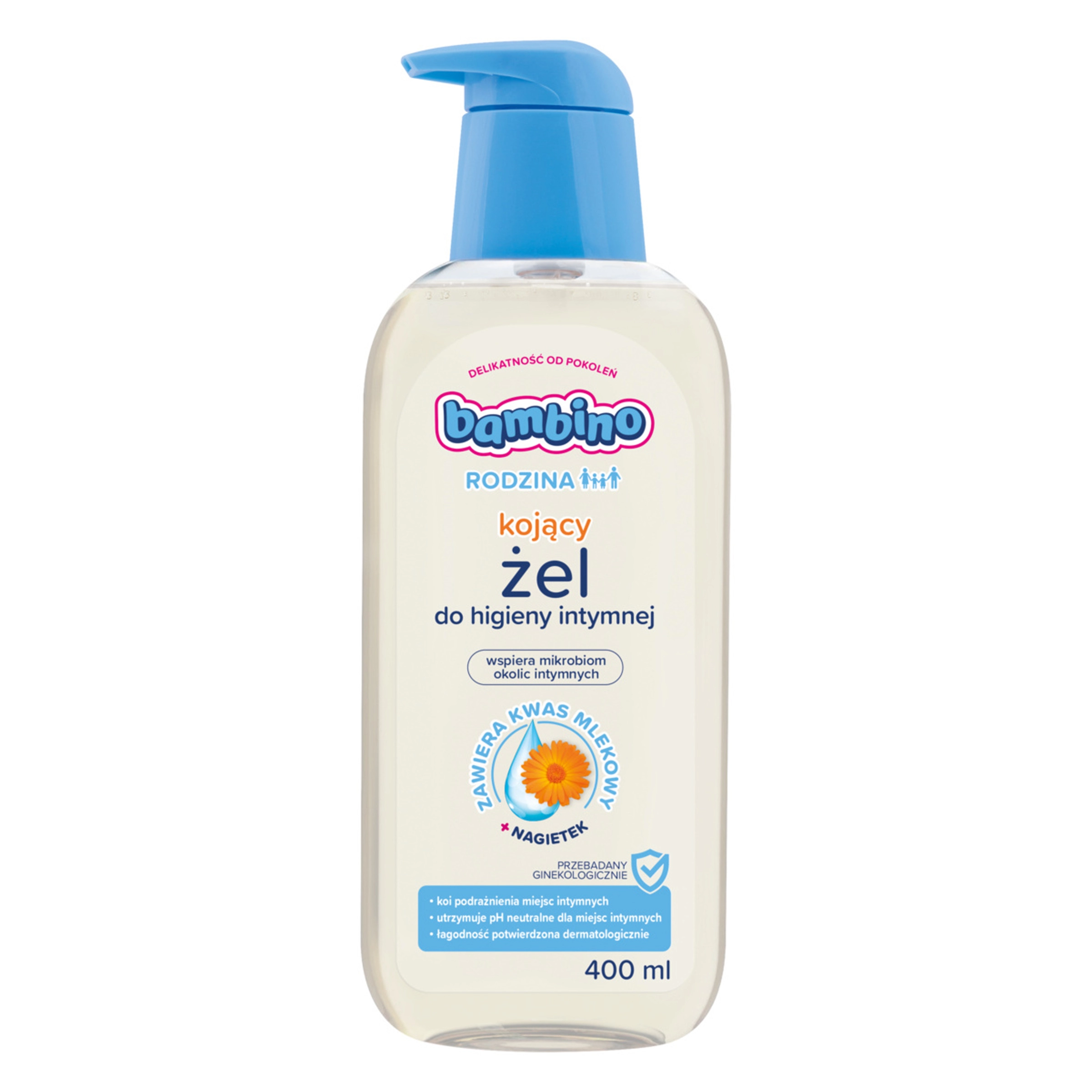 BAMBINO RODZINA Kojący żel do higieny intymnej 400 ml