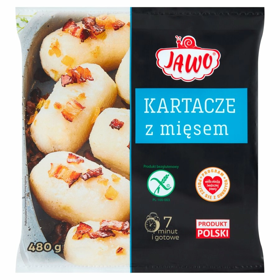 JAWO Kartacze z mięsem 480 g