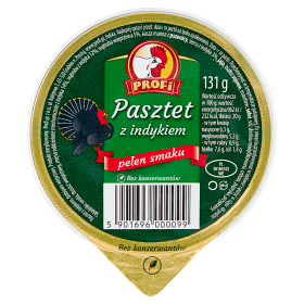 PROFI Pasztet drobiowo-wieprzowy z indykiem 131 g