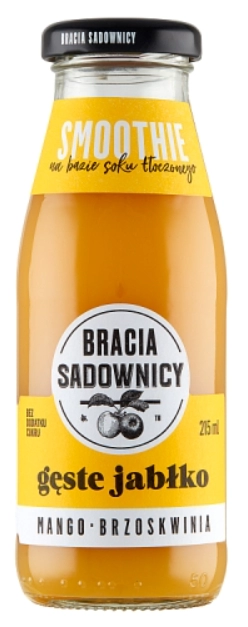BRACIA SADOWNICY Smoothie gęste jabłko z mango i brzoskwinią 215 ml