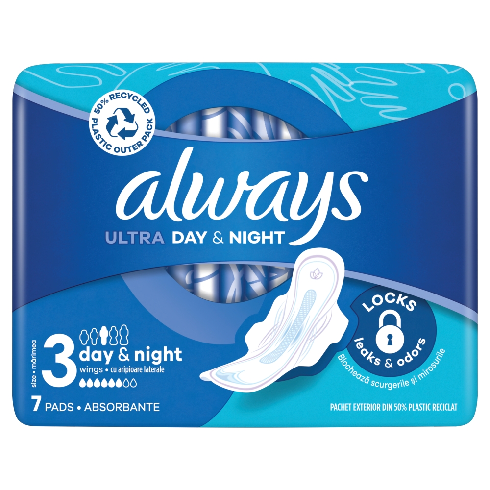 ALWAYS Podpaski higieniczne Ultra Night 7 szt.