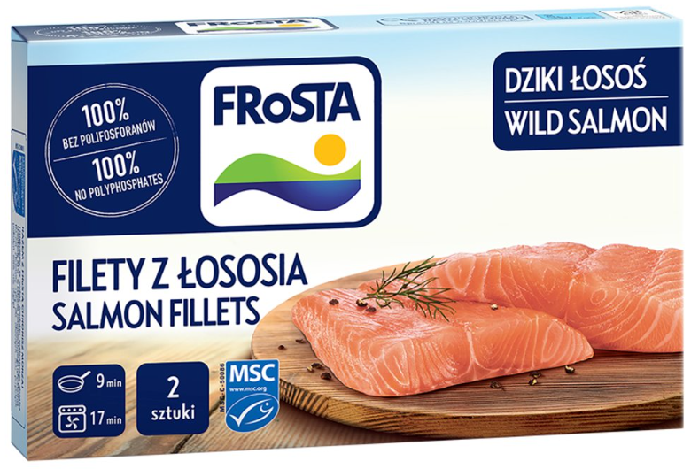 FROSTA Filety z łososia 2 szt. mrożone 180 g
