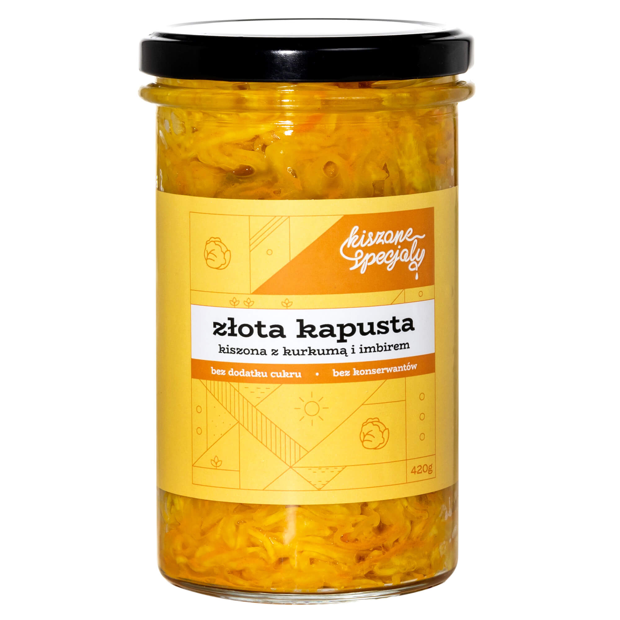 KISZONE SPECJAŁY Złota kapusta kiszona 420 g