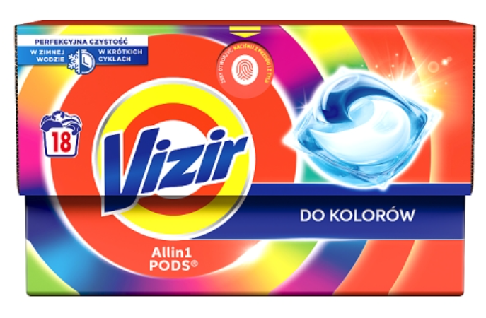 VIZIR Kapsułki do prania Color Platinum 18 szt.