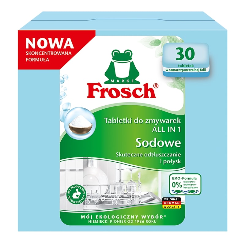 FROSCH Tabletki do zmywarki sodowe 30 szt.