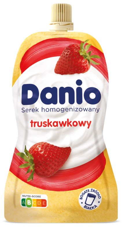 DANONE DANIO Serek homogenizowany truskawka 120g