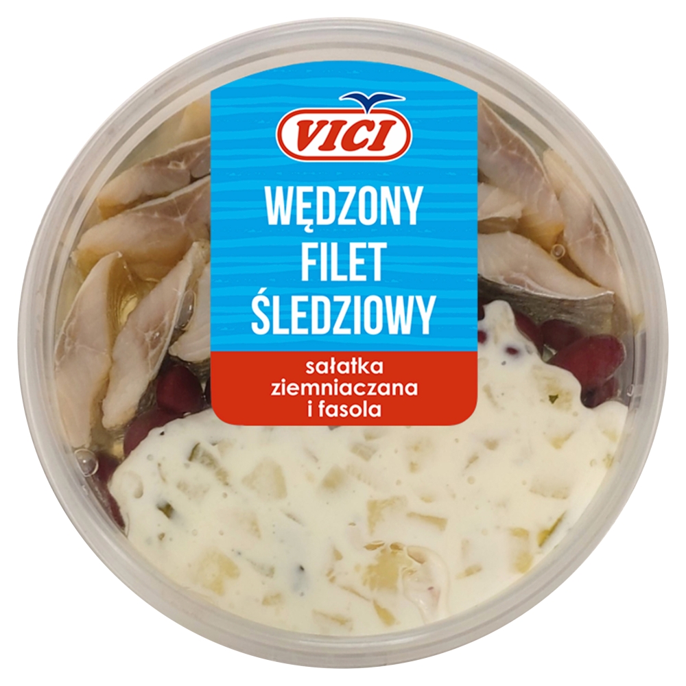 VICI Wędzony filet śledziowy z sałatką ziemniaczaną 210g