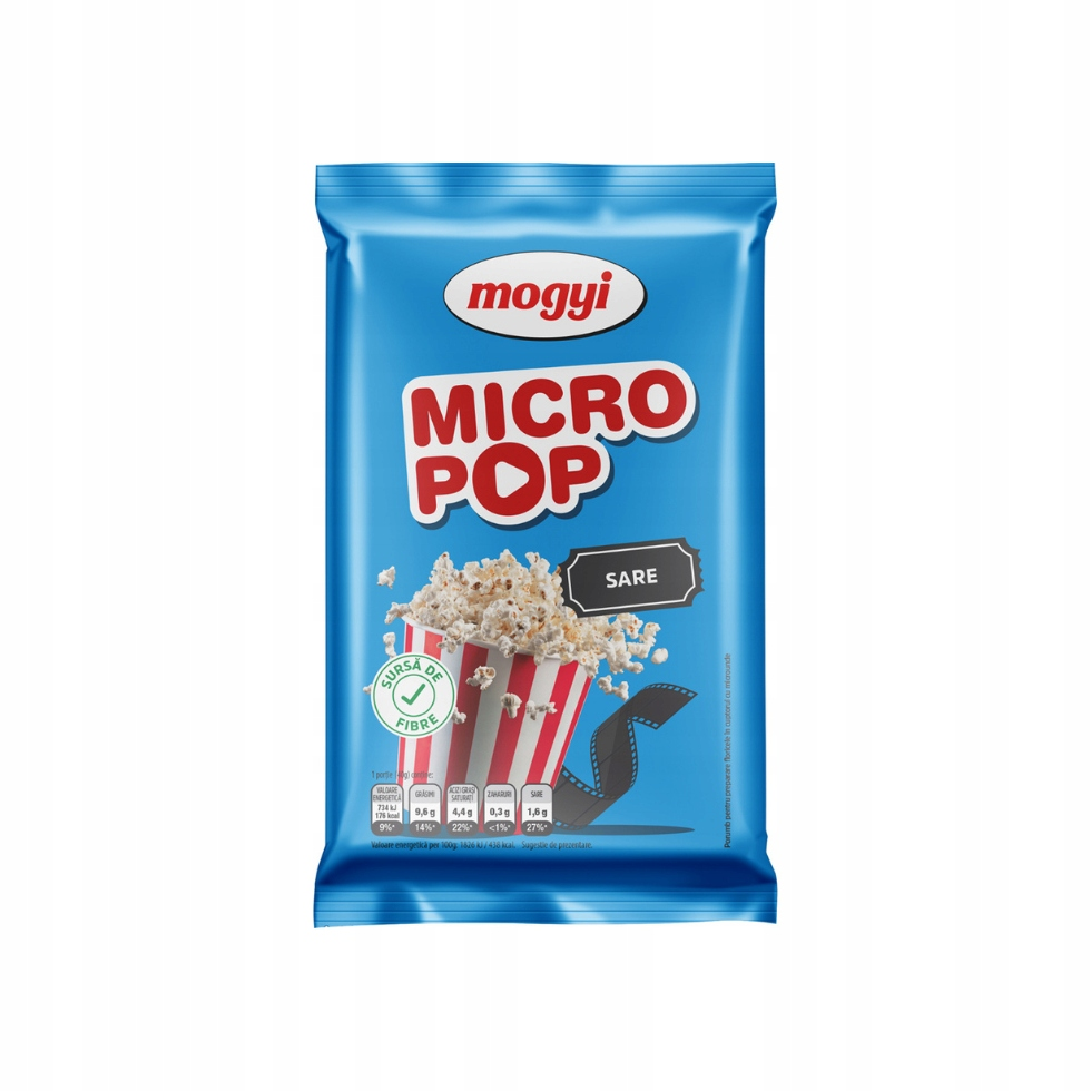 MOGYI Popcorn do mikrofali solony 80g