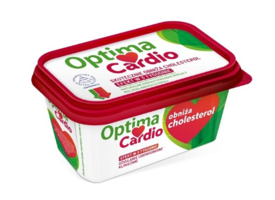 OPTIMA CARDIO Margaryna roślinna z dodatkiem steroli roślinnych 225g