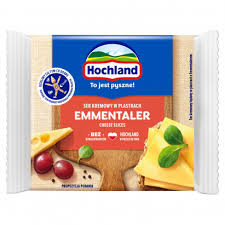 HOCHLAND Ser kremowy w plastrach Emmentaler 130g