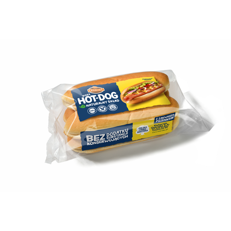 OSKROBA Bułka hot-dog 4 szt. 240g