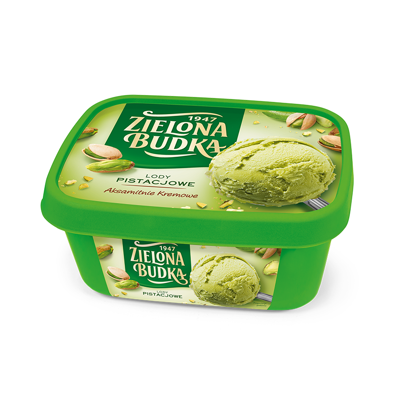 ZIELONA BUDKA Lody pistacjowe 1l