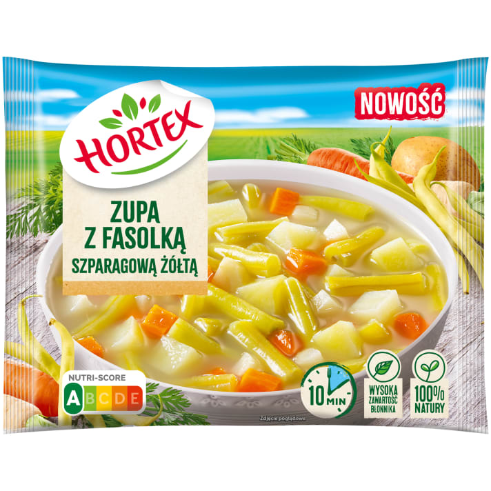 HORTEX Zupa z żółtą fasolką szparagową 450 g