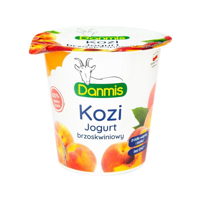 DANMIS Jogurt kozi o smaku brzoskwiniowym 125 g