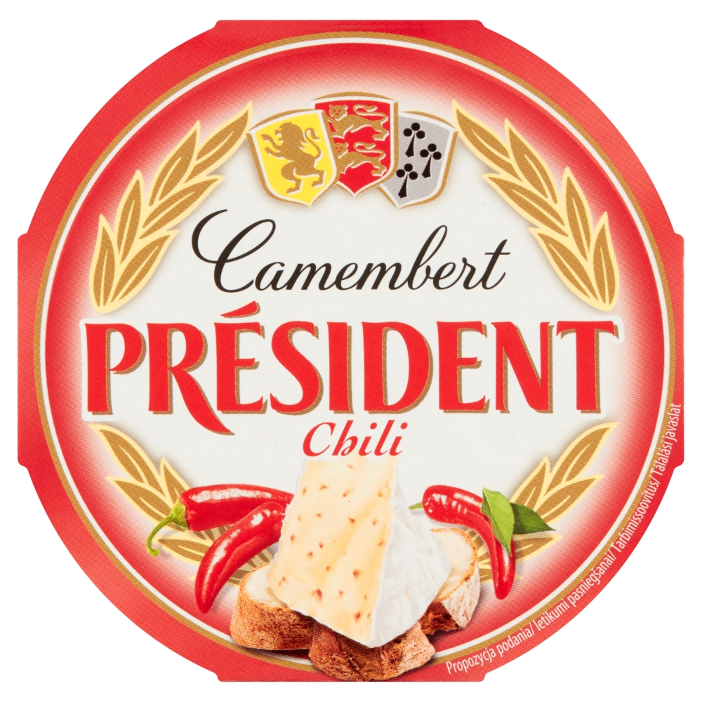 PRESIDENT Ser Camembert chili 120 g