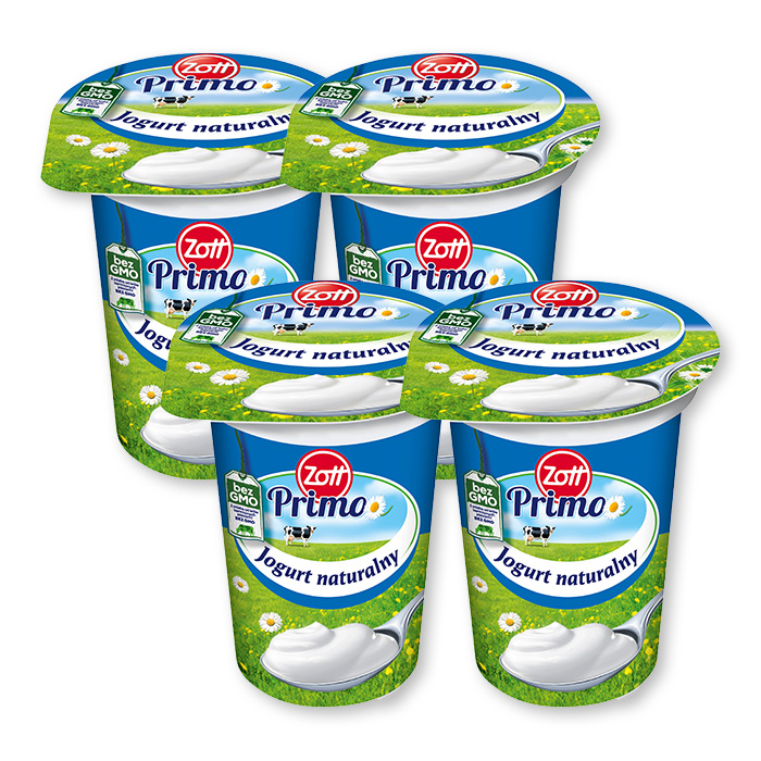 ZOTT PRIMO Jogurt naturalny x4