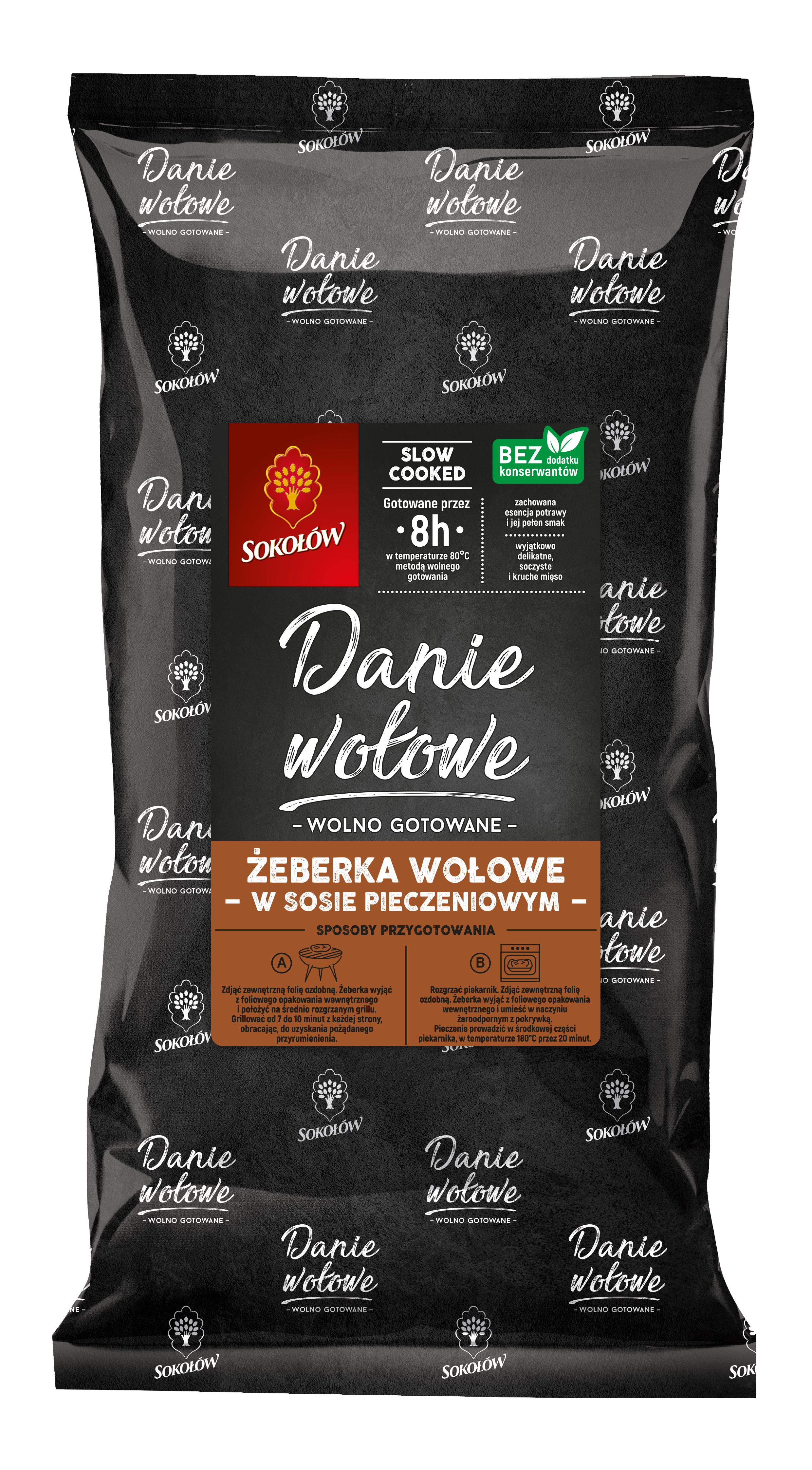SOKOŁÓW Żeberko wołowe w sosie pieczeniowym (640g - 960g)