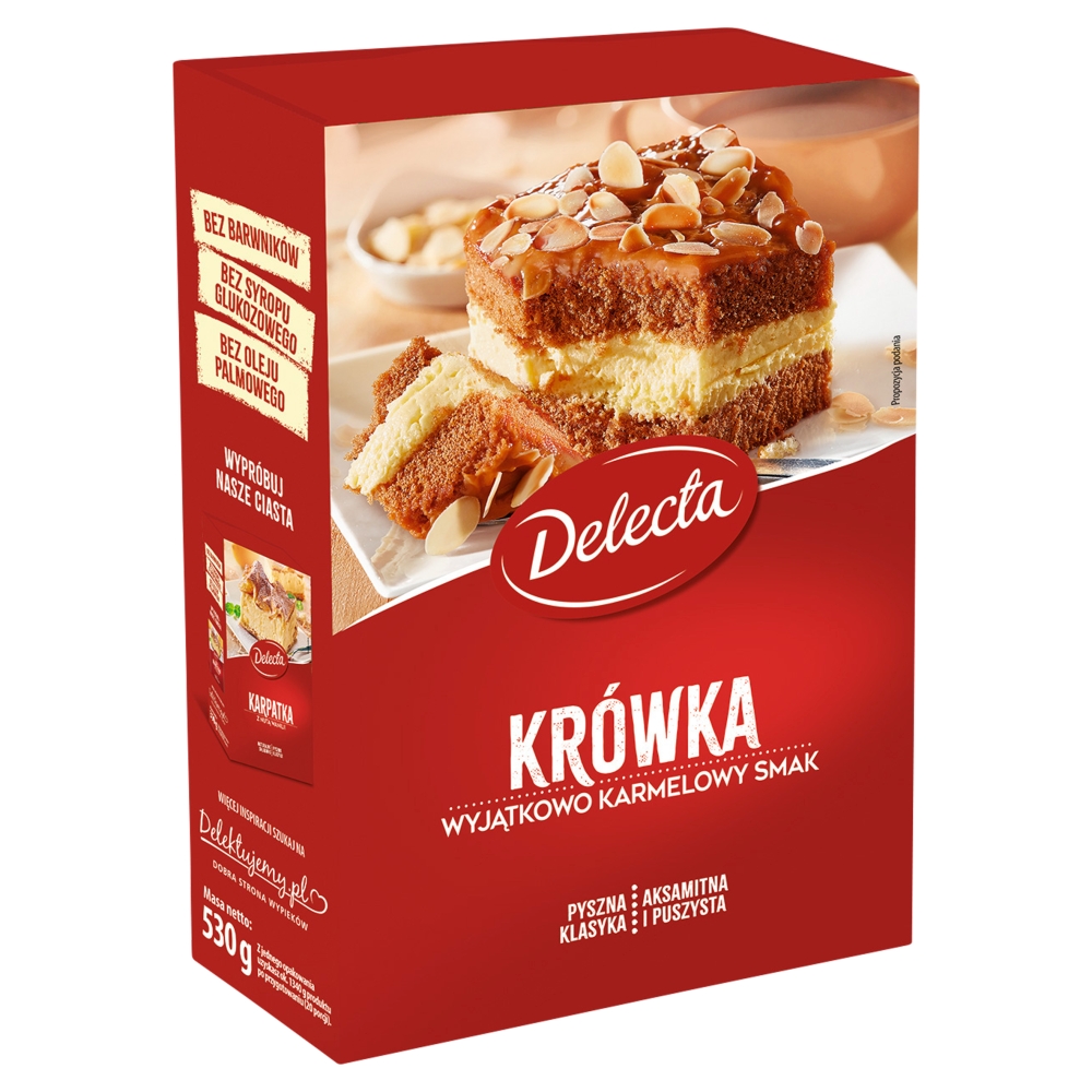 DELECTA Ciasto Krówka 530 g