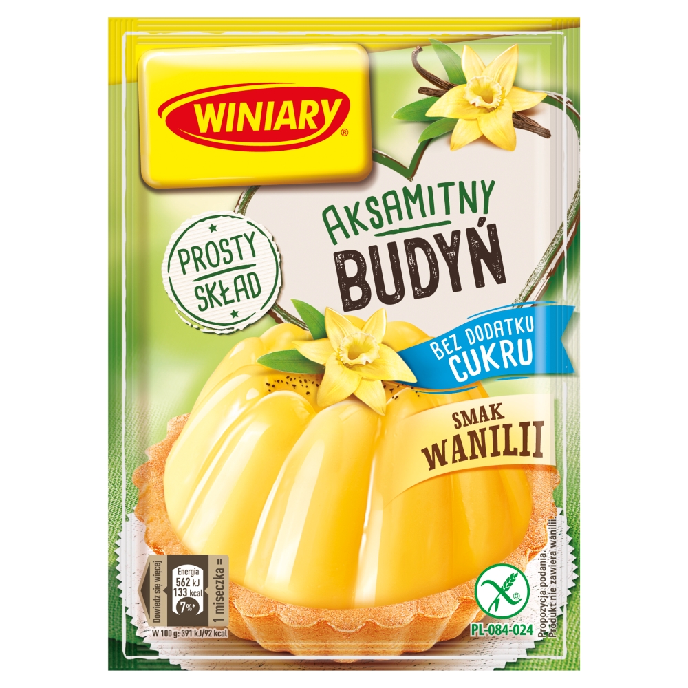WINIARY Budyń waniliowy bez cukru 35 g
