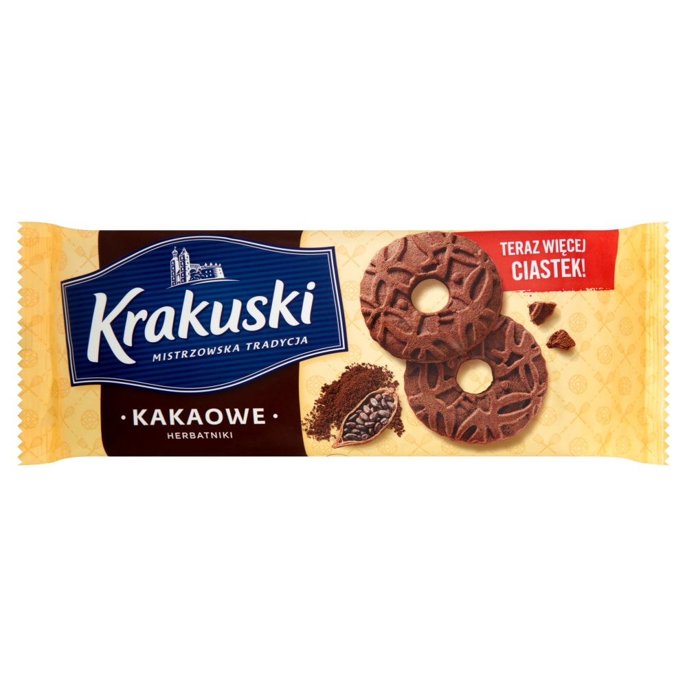 KRAKUSKI Herbatniki kakaowe 163 g