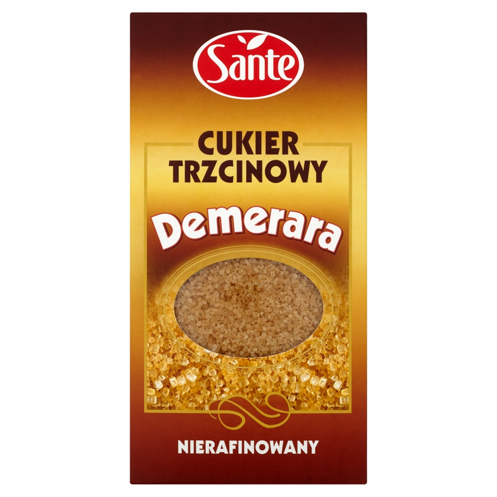 SANTE Cukier trzcinowy nierafinowany Demerara 500 g