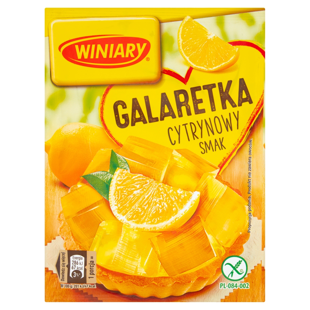 WINIARY Galaretka cytrynowa 71 g