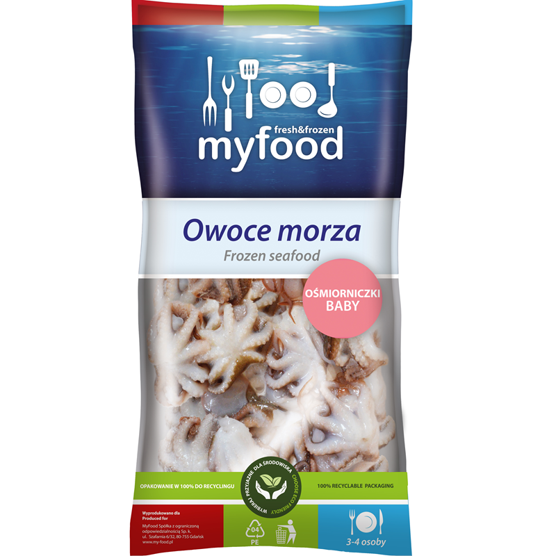 MYFOOD Ośmiorniczki Baby surowe mrożone