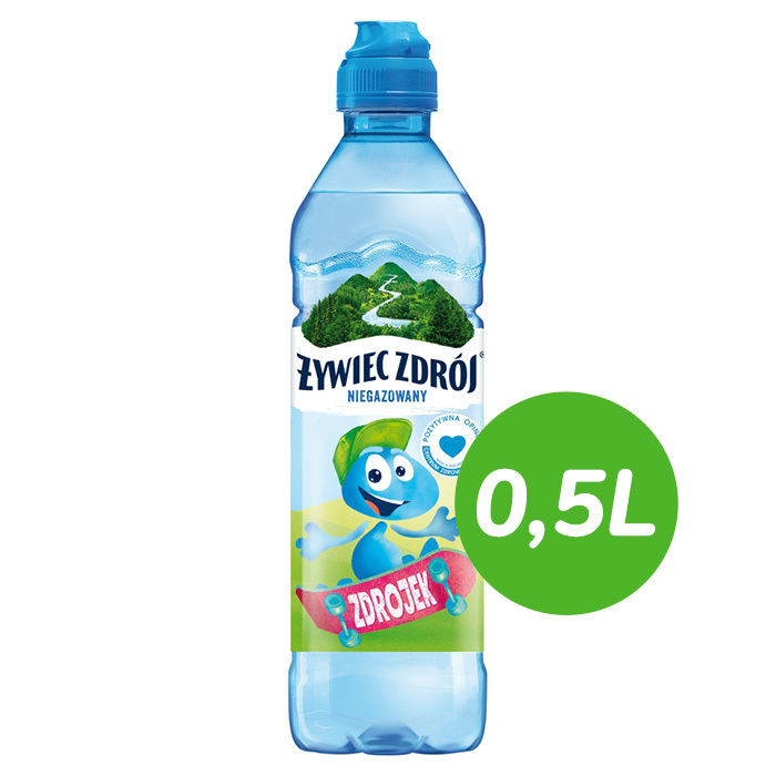 ŻYWIEC ZDRÓJ Woda źródlana niegazowana Zdrojek 500 ml