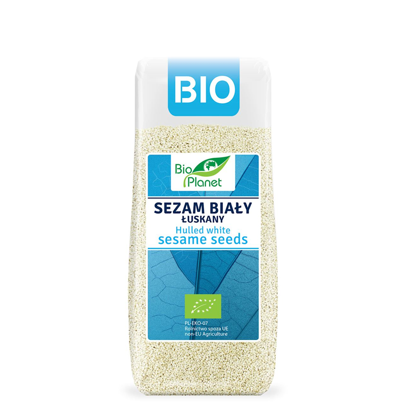White Sesame HULLED BIO 1 Kg - BIO PLANET