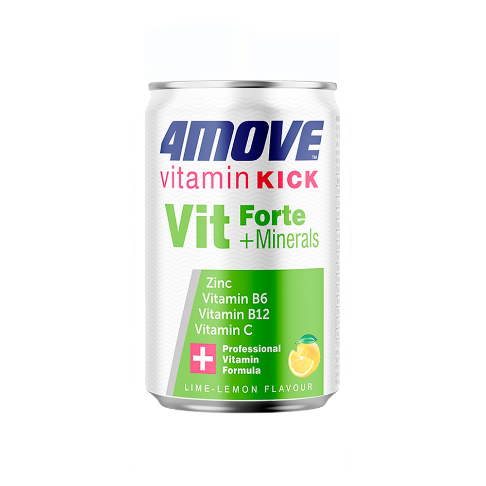4MOVE VITAMIN KICK Napój niegazowany o smaku limonkowo-cytrynowym 150 ml