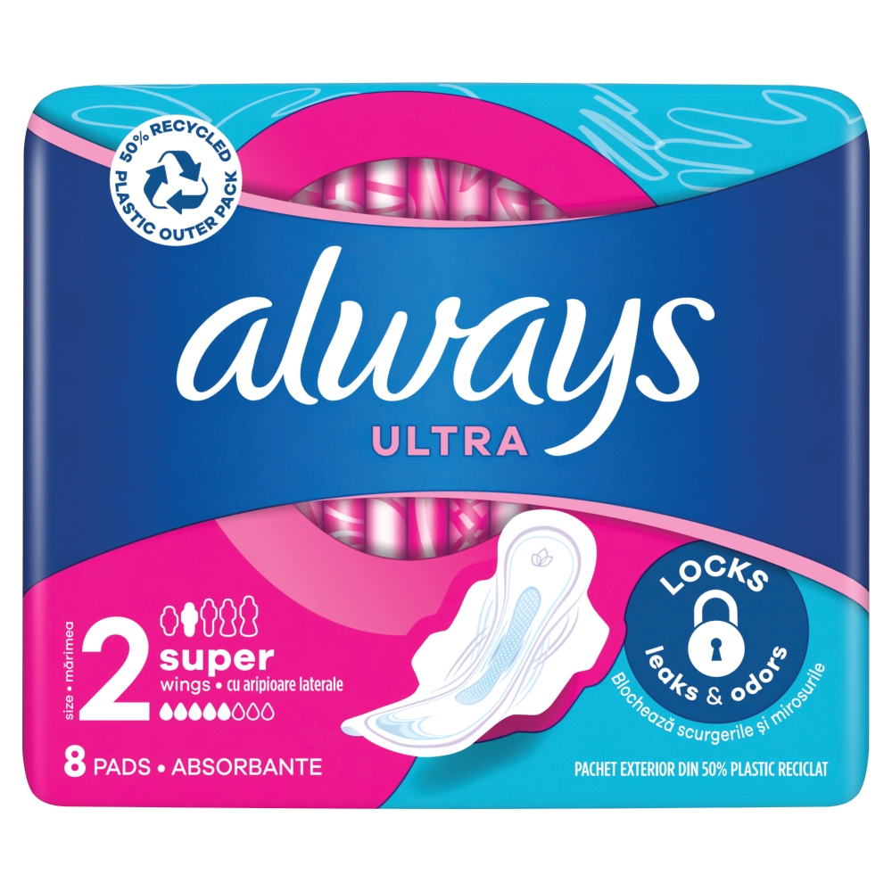 ALWAYS Podpaski higieniczne Ultra Super 8 szt.