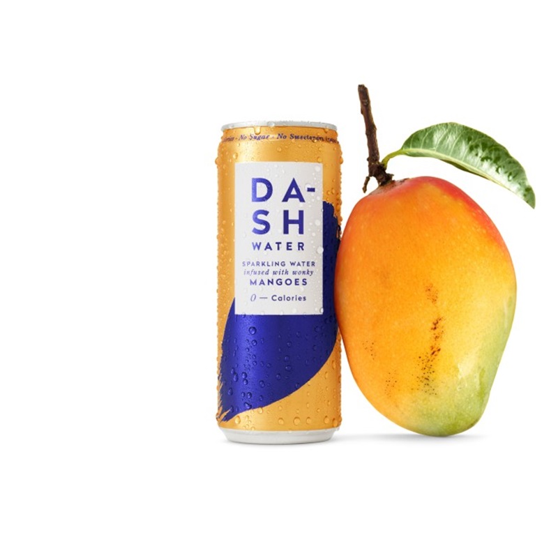 DASH WATER Woda gazowana Mango 330 ml