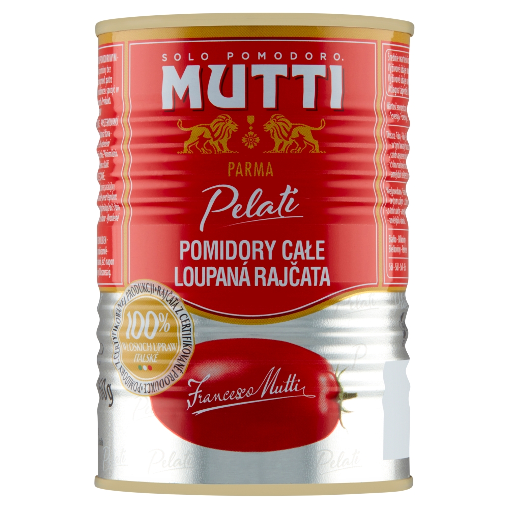 MUTTI Pomidory Pelati całe bez skórki 400 g