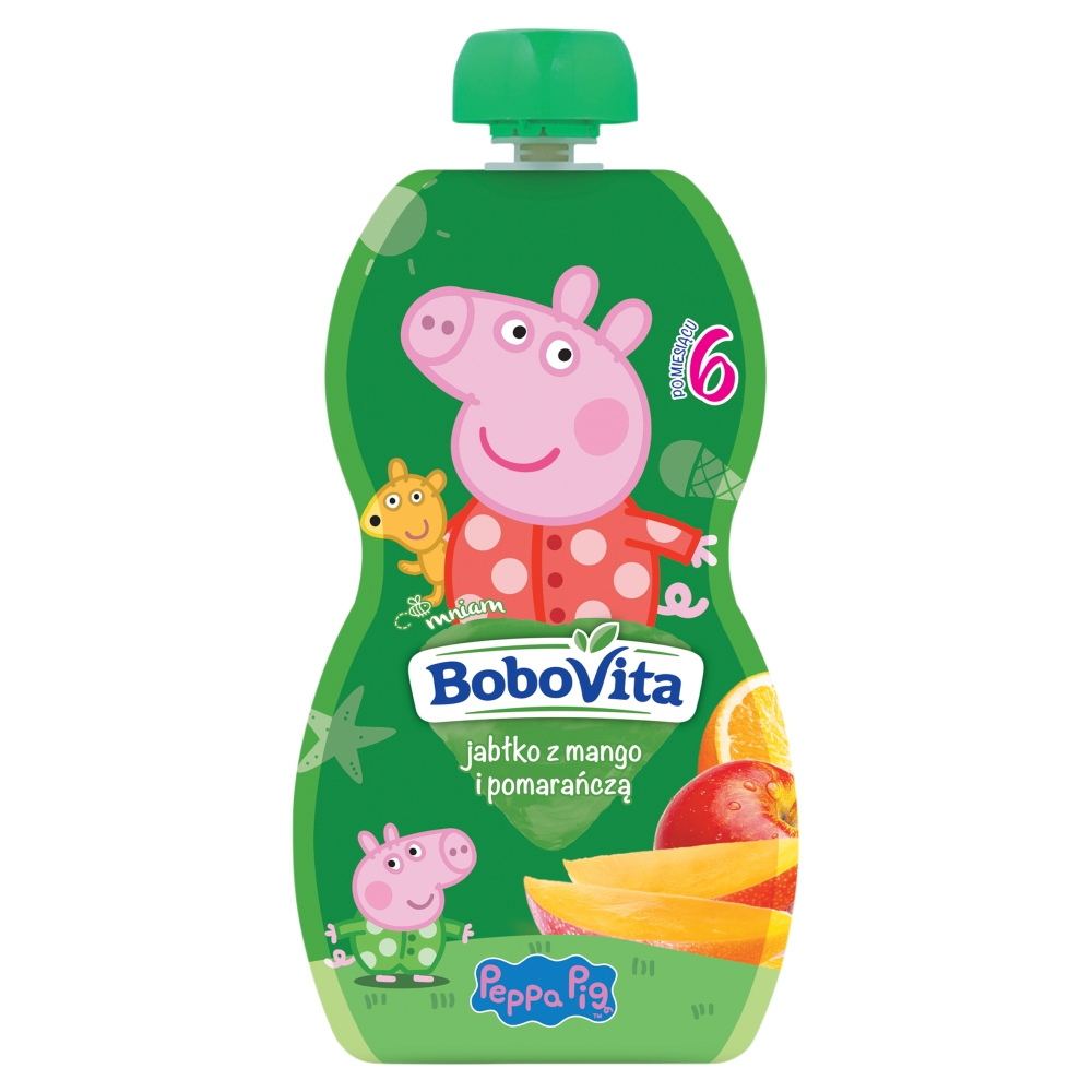 BOBOVITA Mus jabłko z mango i pomarańczą po 6 miesiącu 100 g