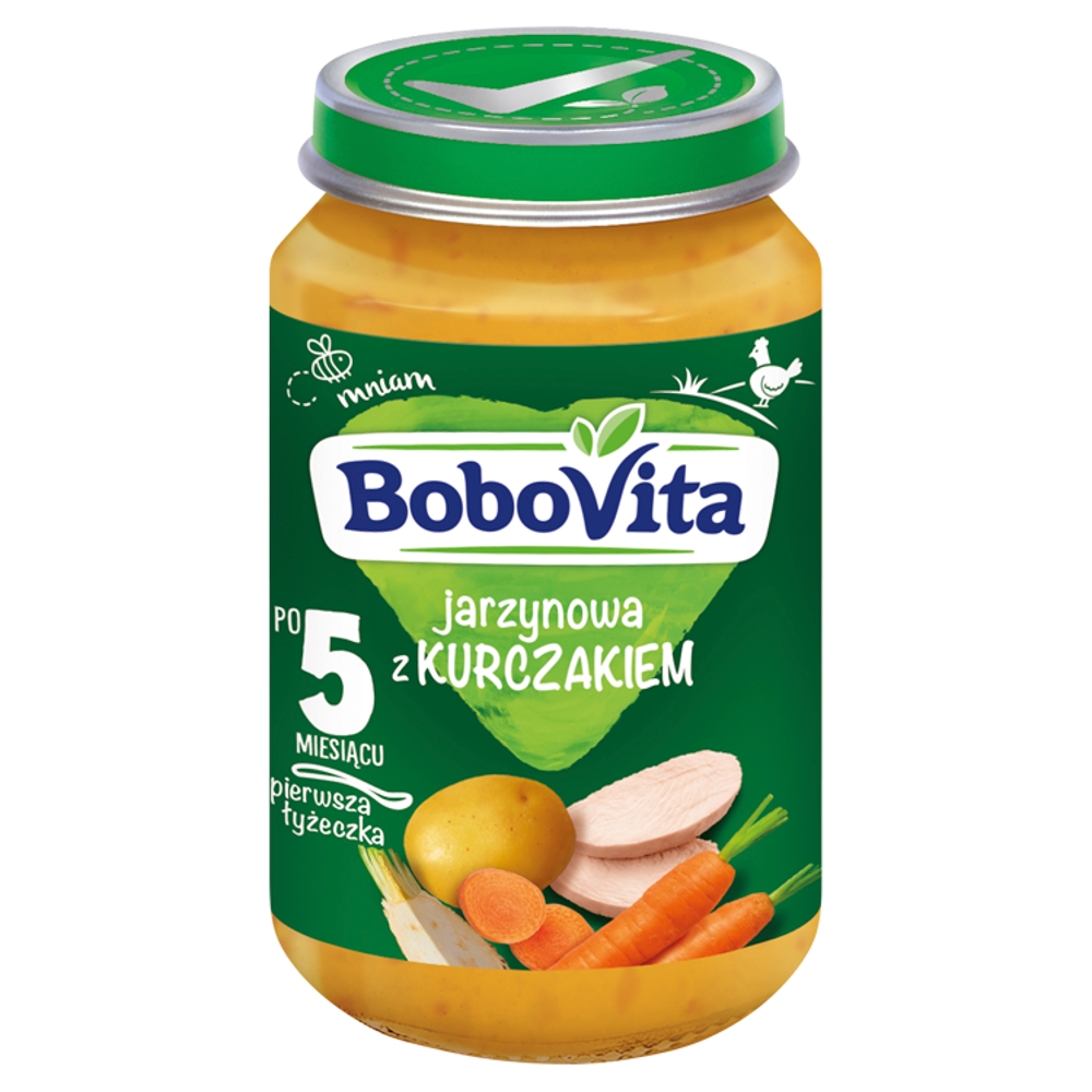 BOBOVITA Zupa jarzynowa z kurczakiem po 5 miesiącu 190 g