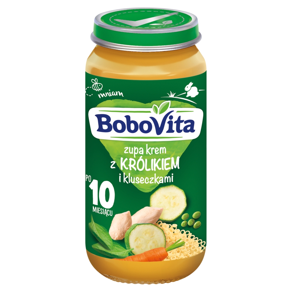BOBOVITA Zupa krem z królikiem i kluseczkami po 10 miesiącu 250 g