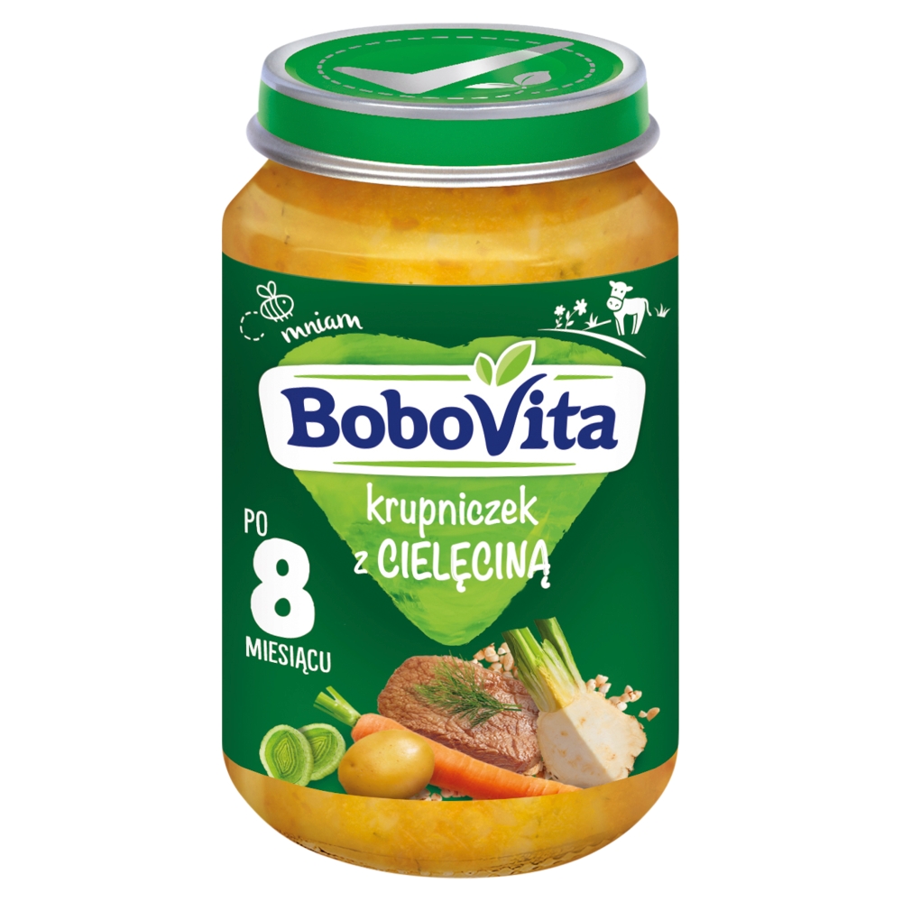 BOBOVITA Krupniczek z cielęciną po 8 miesiącu 190 g