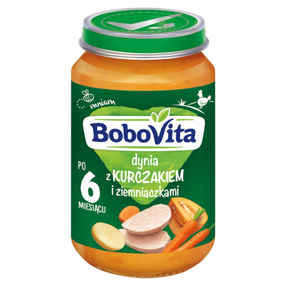 BOBOVITA Dynia z kurczakiem i ziemniaczkami po 6 miesiącu 190 g