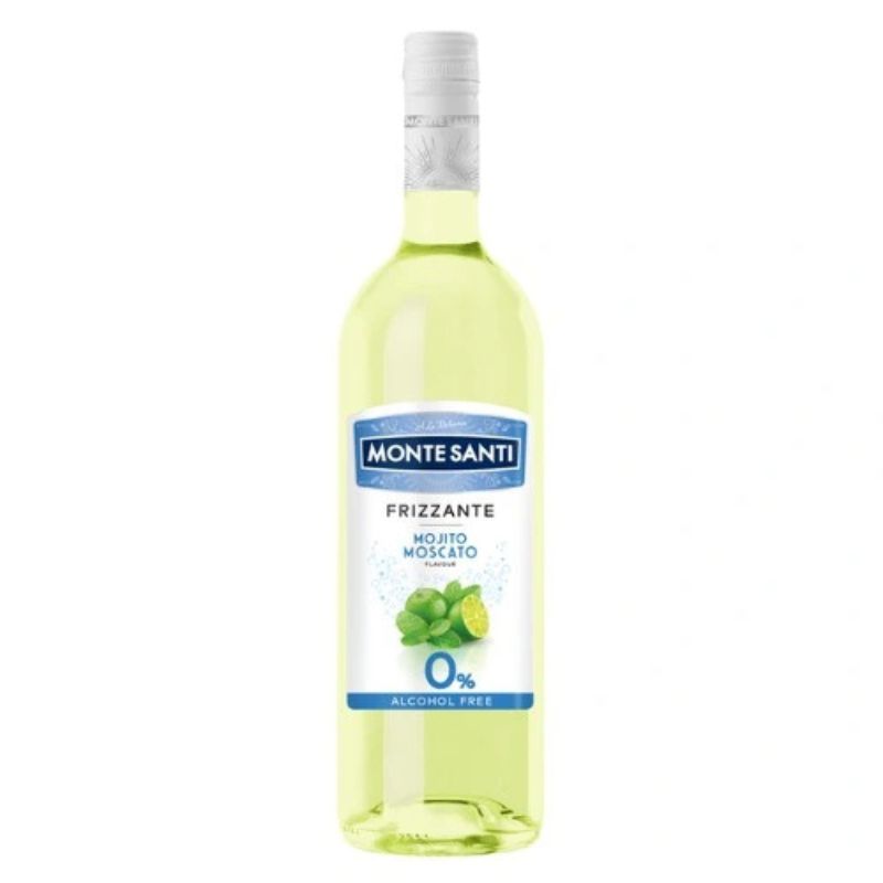 MONTE SANTI Wino białe Moijto Moscato Frizzante 0% 750 ml