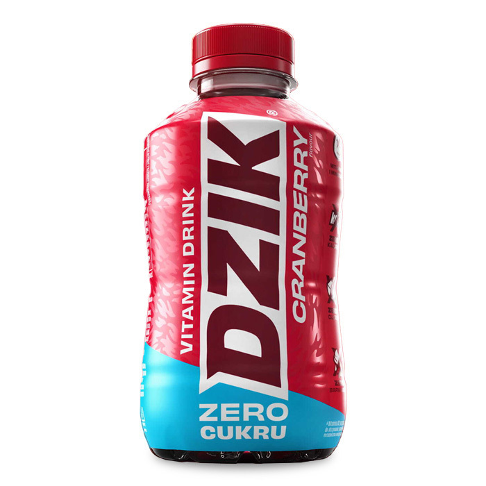 DZIK Napój witaminowy o smaku żurawinowym 500 ml