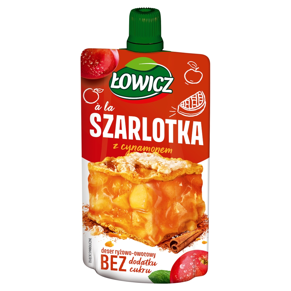 ŁOWICZ Deser ryżowo-owocowy a'la szarlotka 100 g