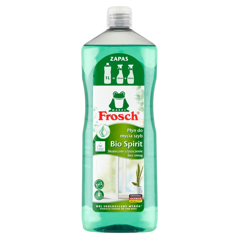 FROSCH Płyn do mycia szyb Bio Spirit 1000 ml