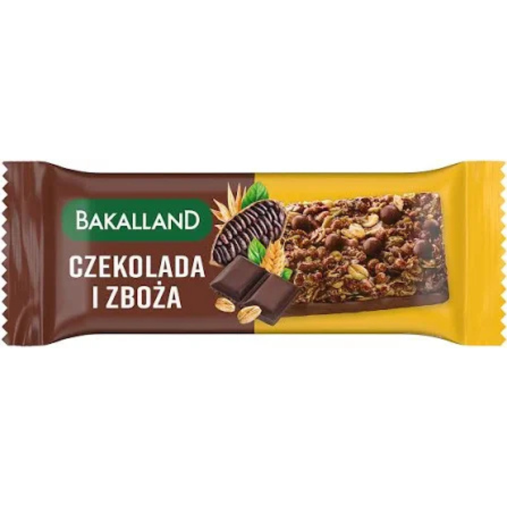 BAKALLAND Baton czekolada i zboża 40 g