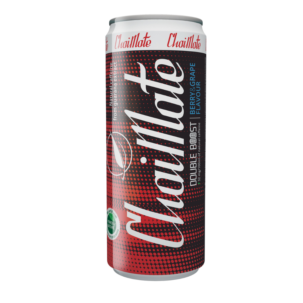 CHAITEA ChaiMate Berries&Grapes Gazowany napój na bazie yerba mate 330 ml