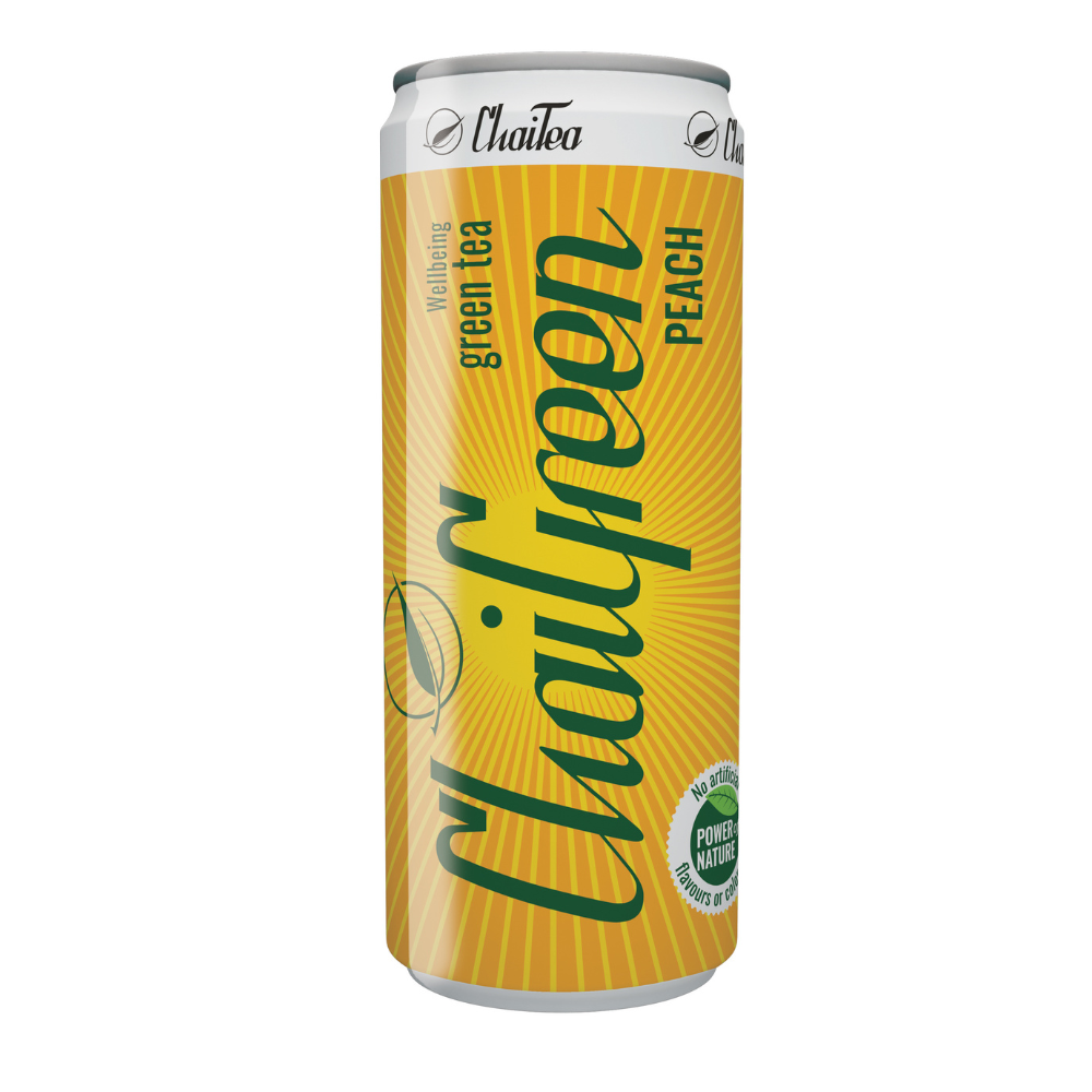 CHAITEA ChaiGreen Peach Napój na bazie zielonej herbaty 330 ml